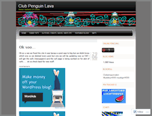 Tablet Screenshot of clubpenguinlava.wordpress.com