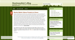 Desktop Screenshot of mantismediatv.wordpress.com