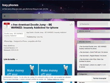 Tablet Screenshot of foxyphones.wordpress.com