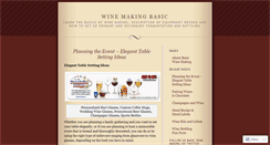 Desktop Screenshot of basicwinemaking.wordpress.com