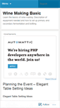 Mobile Screenshot of basicwinemaking.wordpress.com