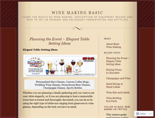 Tablet Screenshot of basicwinemaking.wordpress.com