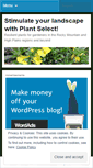Mobile Screenshot of plantselect.wordpress.com