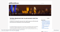 Desktop Screenshot of adifferentfocus.wordpress.com