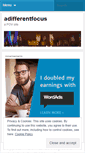 Mobile Screenshot of adifferentfocus.wordpress.com