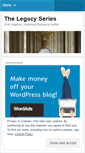 Mobile Screenshot of legacyseriesbooks.wordpress.com