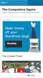 Mobile Screenshot of compulsivesquire.wordpress.com