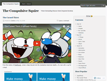 Tablet Screenshot of compulsivesquire.wordpress.com