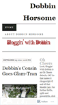 Mobile Screenshot of blogginwithdobbin.wordpress.com