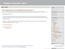 Tablet Screenshot of filipino360.wordpress.com