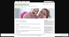Desktop Screenshot of multitaskingmumma.wordpress.com