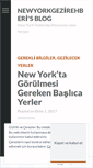 Mobile Screenshot of newyorkgezirehberi.wordpress.com