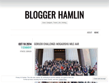 Tablet Screenshot of bloggerhamlin.wordpress.com