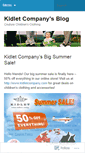 Mobile Screenshot of kidletcompany.wordpress.com