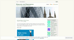 Desktop Screenshot of heraldsandperegrines.wordpress.com