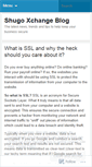 Mobile Screenshot of myshugo.wordpress.com