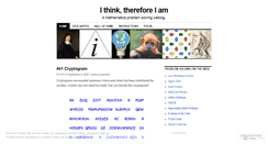 Desktop Screenshot of ithinkmaths.wordpress.com