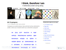 Tablet Screenshot of ithinkmaths.wordpress.com