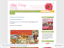 Tablet Screenshot of mypinkdaisy.wordpress.com