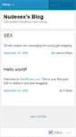 Mobile Screenshot of nudesex.wordpress.com