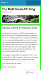 Mobile Screenshot of greensblogs.wordpress.com