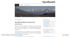 Desktop Screenshot of mbfjord.wordpress.com