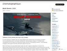 Tablet Screenshot of cinematographique.wordpress.com