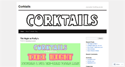 Desktop Screenshot of corktails.wordpress.com