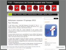 Tablet Screenshot of fgstoscana.wordpress.com