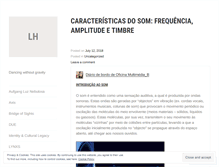 Tablet Screenshot of lisahenriques.wordpress.com