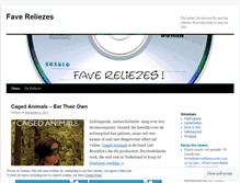 Tablet Screenshot of favereliezes.wordpress.com