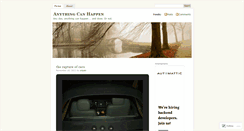 Desktop Screenshot of anythingcanhappenday.wordpress.com