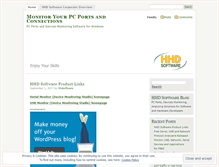Tablet Screenshot of hhdsoftware.wordpress.com