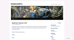 Desktop Screenshot of bbalbania4live.wordpress.com