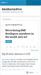 Mobile Screenshot of bbalbania4live.wordpress.com