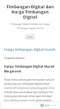 Mobile Screenshot of hargatimbangandigital2014.wordpress.com