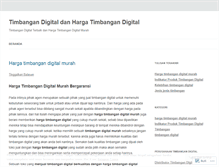 Tablet Screenshot of hargatimbangandigital2014.wordpress.com