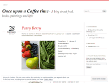 Tablet Screenshot of onceuponacoffeetime.wordpress.com