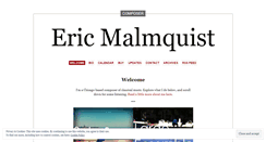 Desktop Screenshot of ericmalmquist.wordpress.com