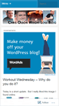 Mobile Screenshot of chrisolsonweightloss.wordpress.com