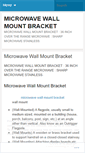 Mobile Screenshot of microwavewallmountbracketobmp.wordpress.com