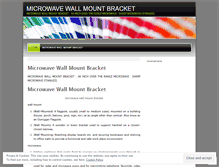 Tablet Screenshot of microwavewallmountbracketobmp.wordpress.com