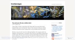 Desktop Screenshot of lovelasvegas.wordpress.com