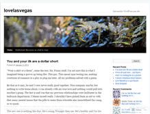 Tablet Screenshot of lovelasvegas.wordpress.com