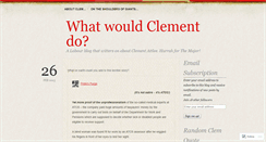 Desktop Screenshot of clemthegem.wordpress.com