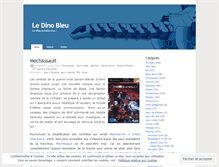 Tablet Screenshot of ledinobleu.wordpress.com
