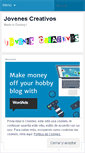Mobile Screenshot of jovenescreativos.wordpress.com