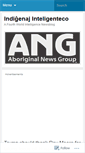 Mobile Screenshot of aboriginalpress.wordpress.com