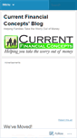 Mobile Screenshot of currentfinances.wordpress.com