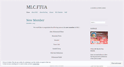 Desktop Screenshot of mlcftua.wordpress.com